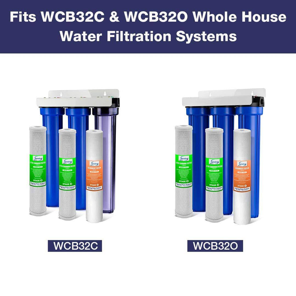 25-Pack 5 Micron 20-inch x 2.5-inch Sediment Filter Replacement Cartridges K697939