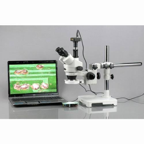 Trinocular Stereo Zoom Microscope, 3.5X-90X Magnification C1329