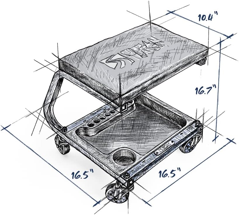 Fastback Shop Stool, 350 lbs. Capacity, Pack of 2 H586460