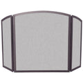 Bronze Wrought Iron Screen with Continuous Arch B4397