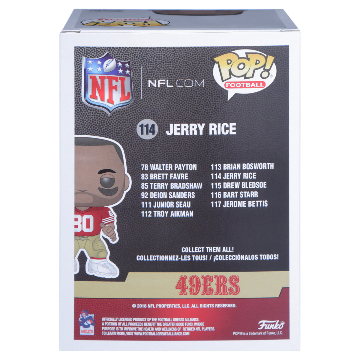 Jerry Rice Funko POP! NFL Legends B561959