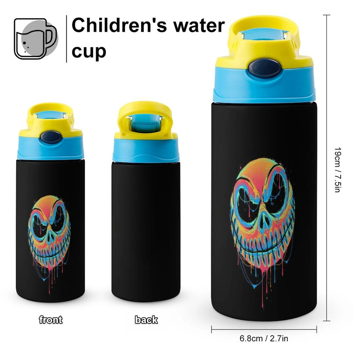 Insulated Stainless Steel Water Bottle with Straw L4953