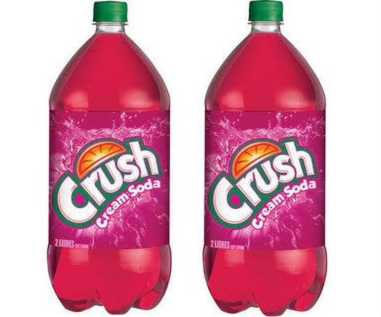 Crush Cream Soda Soft Drink 2 Bottles, 2 Litres each D5503
