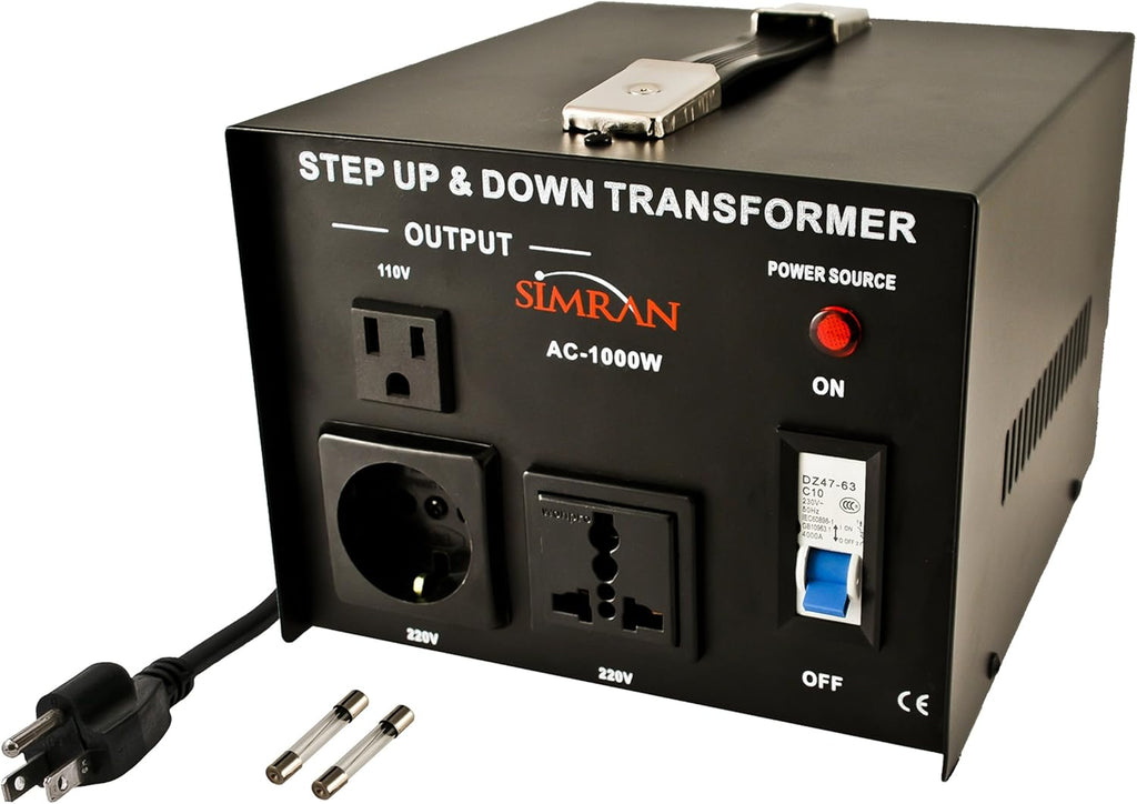 1500 Watt Voltage Power Converter Transformer, Black C541