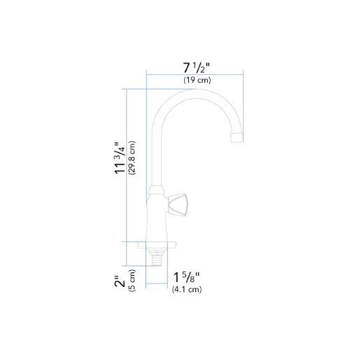 Chrome Galley Wet Bar Tap Z9676