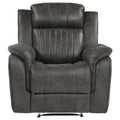 Polished Microfiber Upholstered Reclining Chair V669