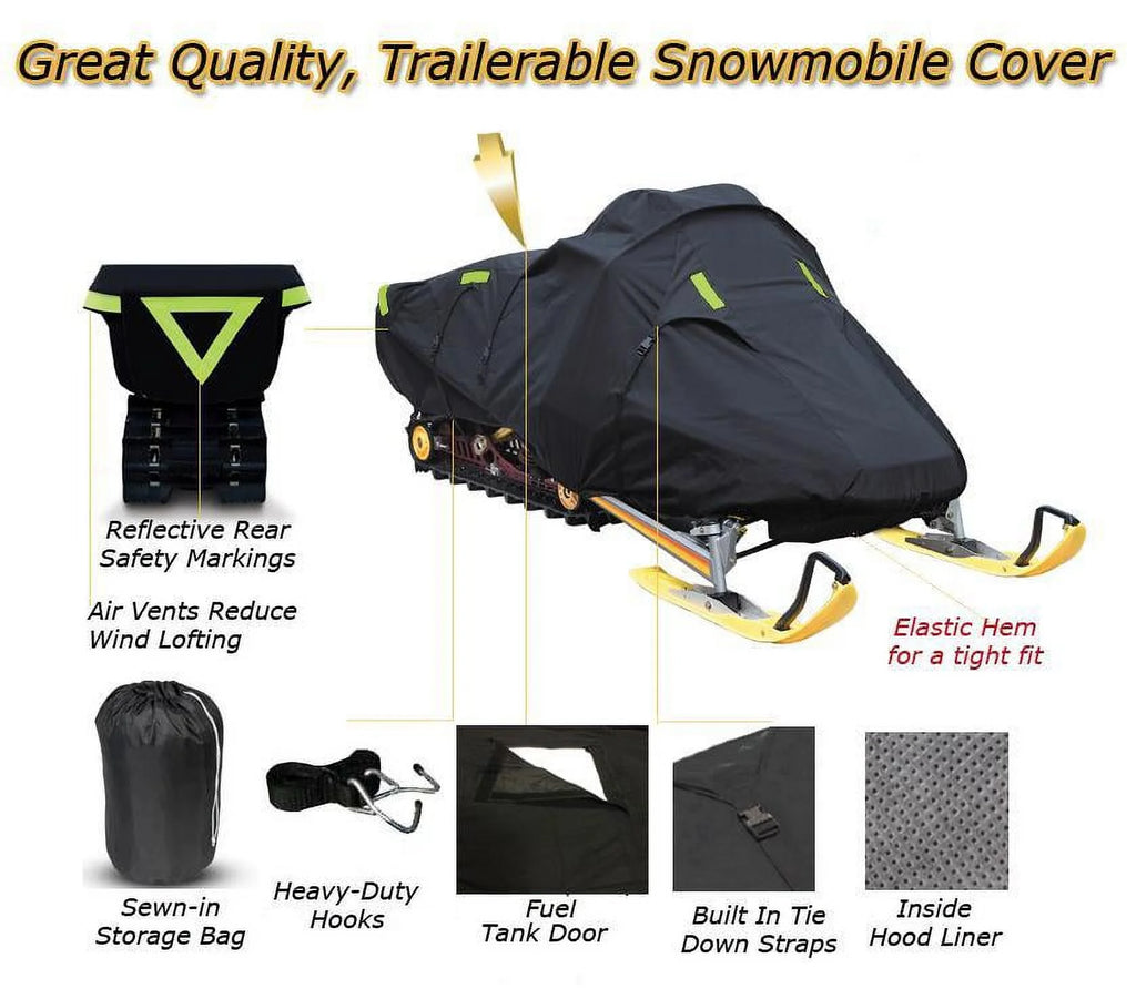 Trailerable 600 Denier Snowmobile Cover N839