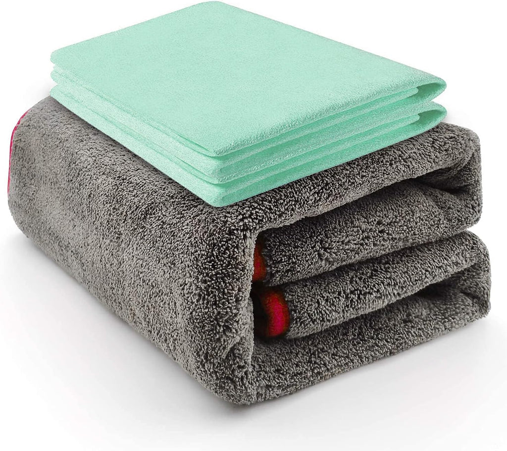 Purple Microfiber Car Drying Towel Pack of 2 T282