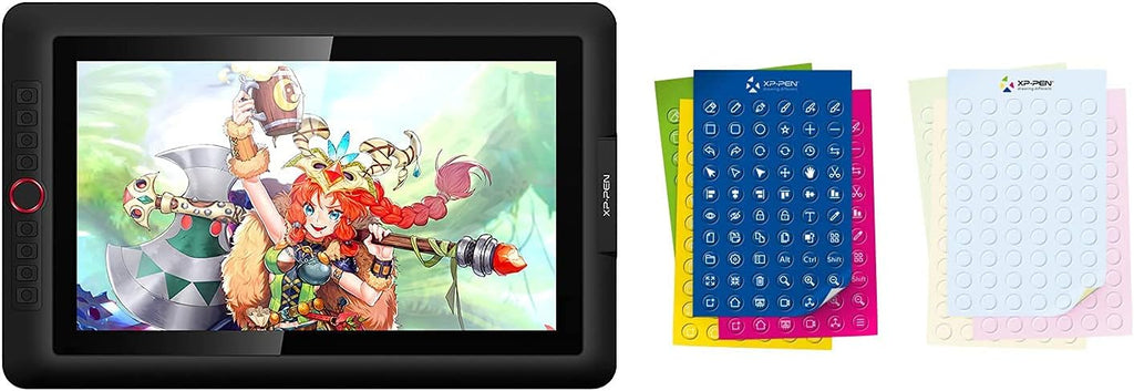 15.6 Pro Drawing Tablet with Screen 120% sRGB 8192 Levels Tilt Function Battery-Free Stylus T185432
