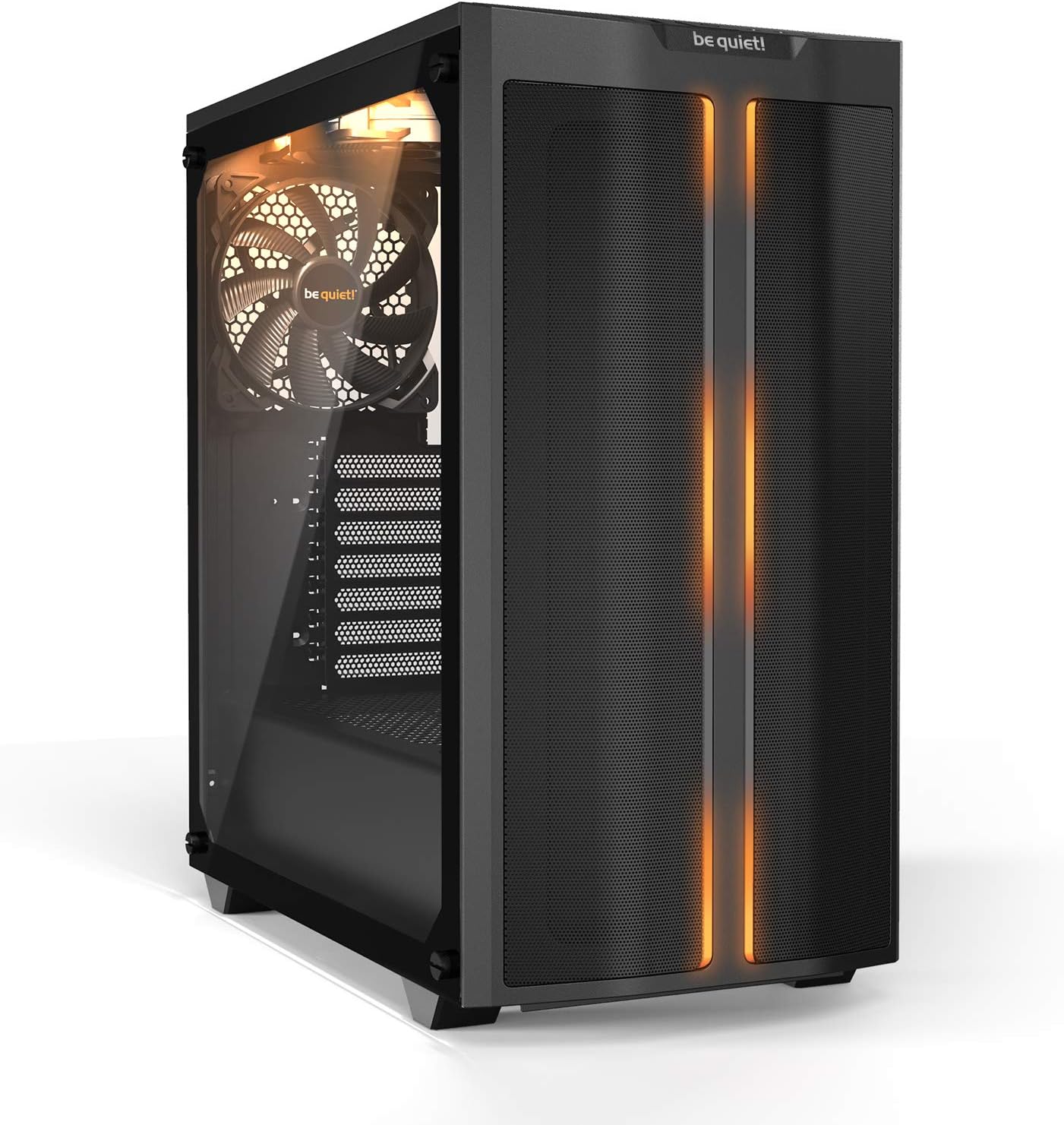White Mid Tower ATX Case with Tempered Glass Window K5938
