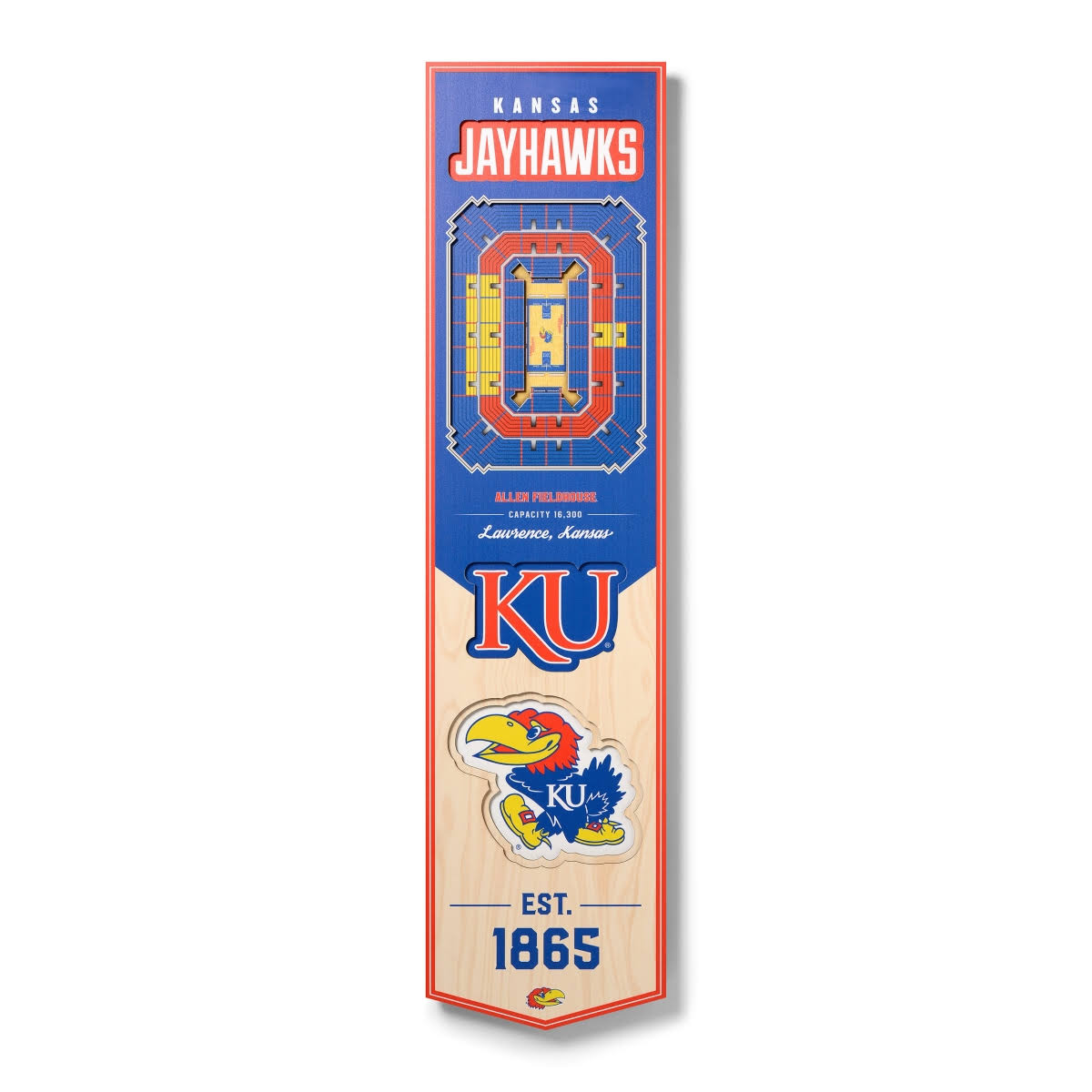 8 x 32 in. 3D Stadium Banner B52134