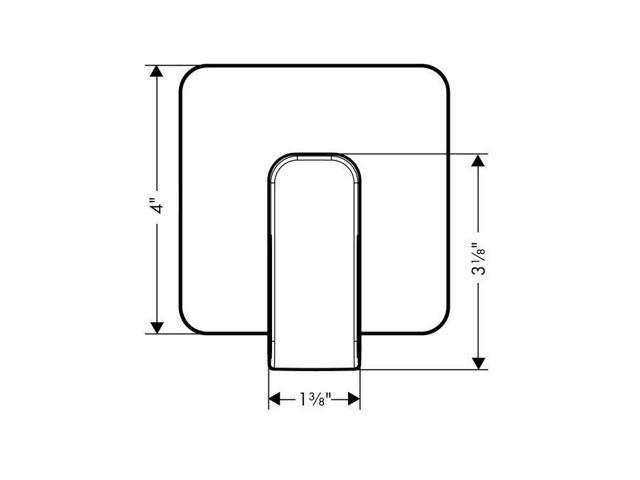 Chrome Volume Control Trim R4897