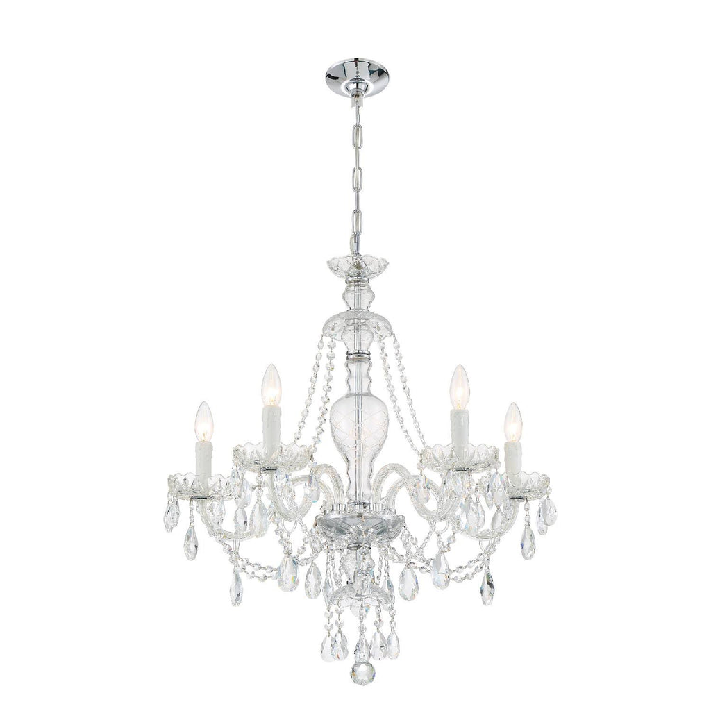 Chrome 5 Light Chandelier A42749