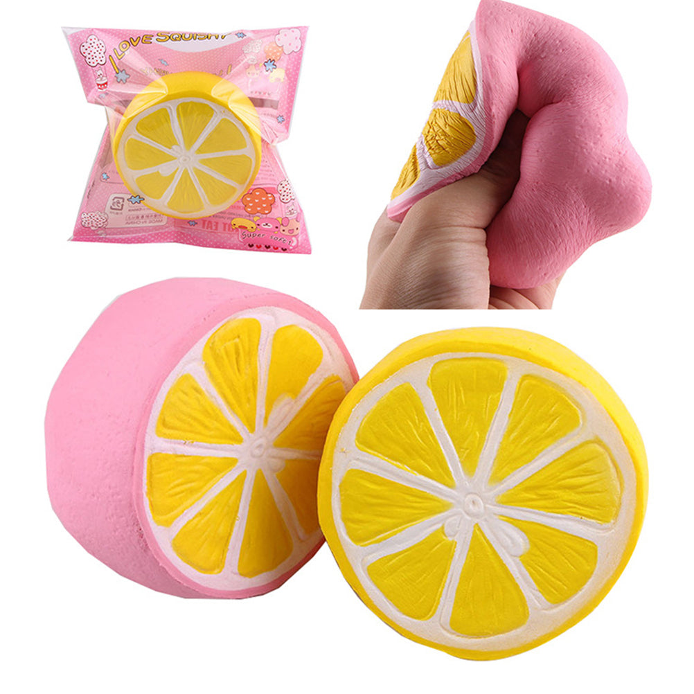 Yellow Slow Rising Lemon Decompression Toy B294
