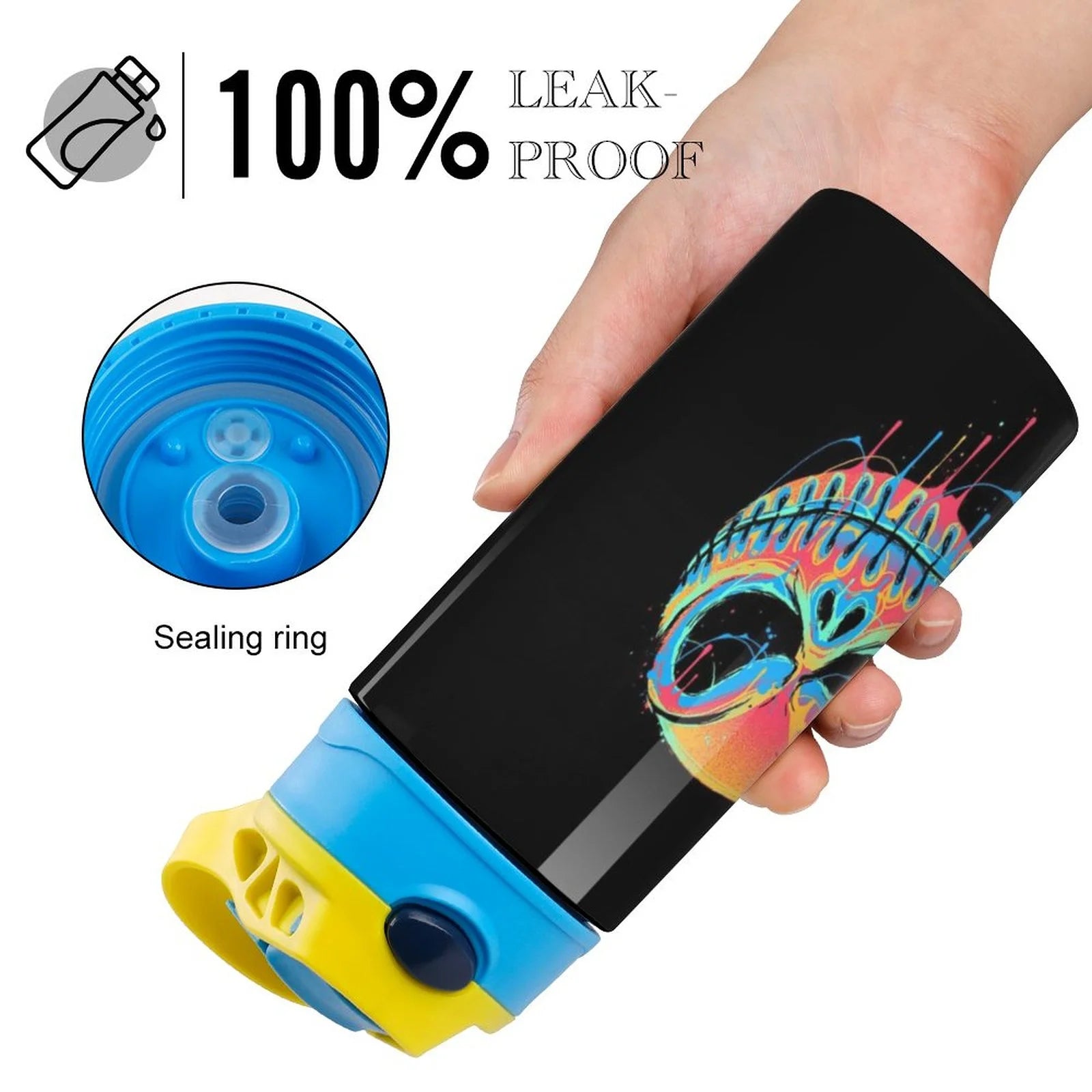 Insulated Stainless Steel Water Bottle with Straw L4953