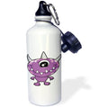 Purple People Eater Monster Sports Water Bottle, 21oz H244