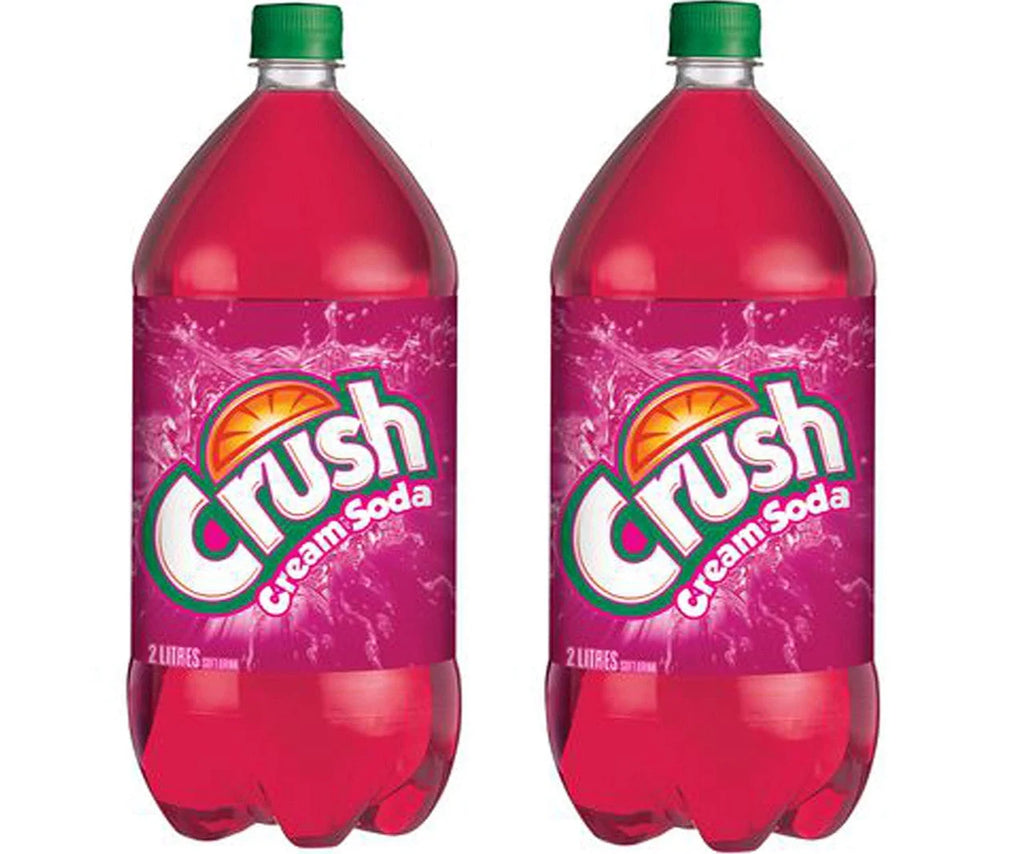 Crush Cream Soda Soft Drink 2 Bottles, 2 Litres each D5503