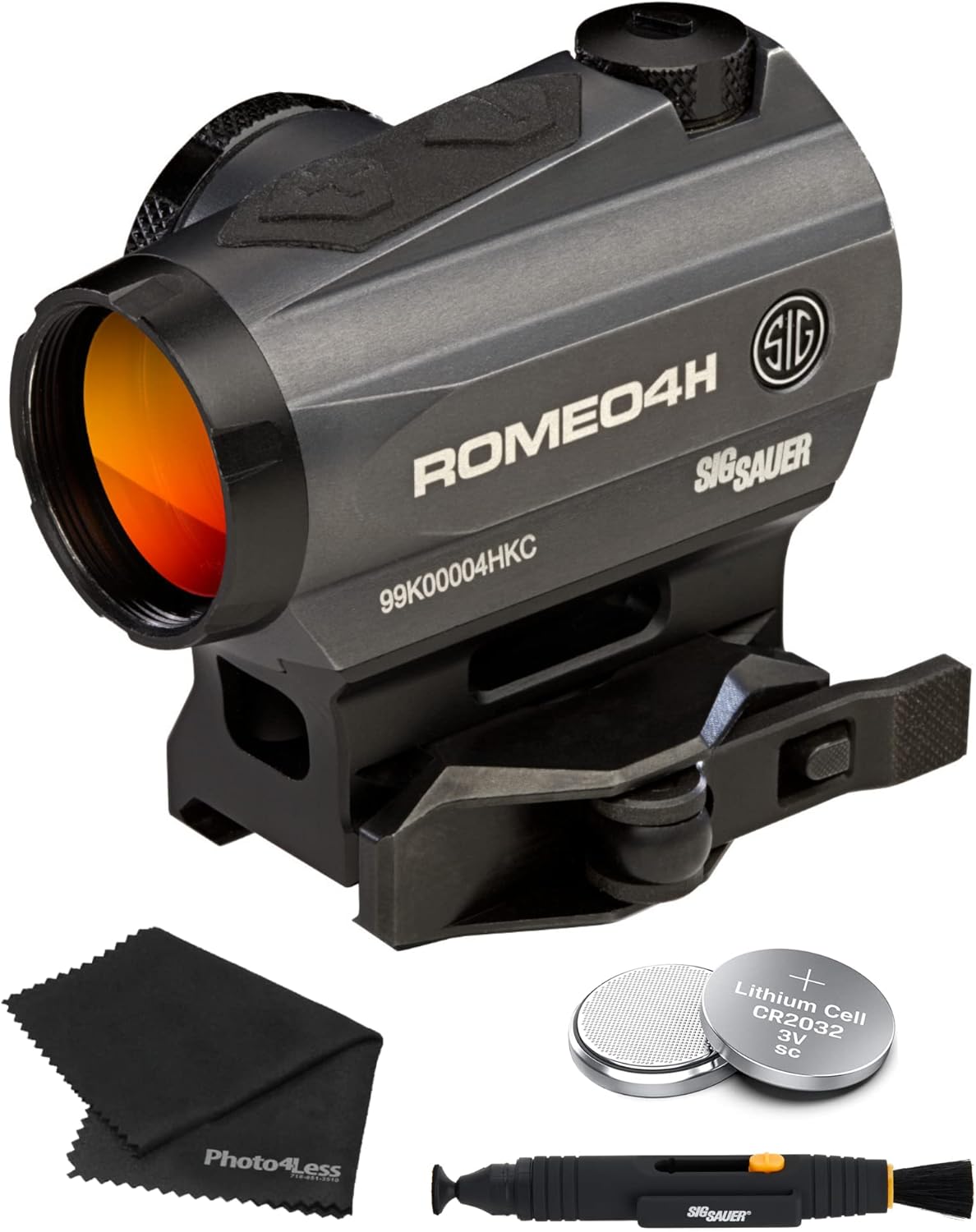 Red Dot Sight with Lens Cleaning Kit and Additional Batteries E58643