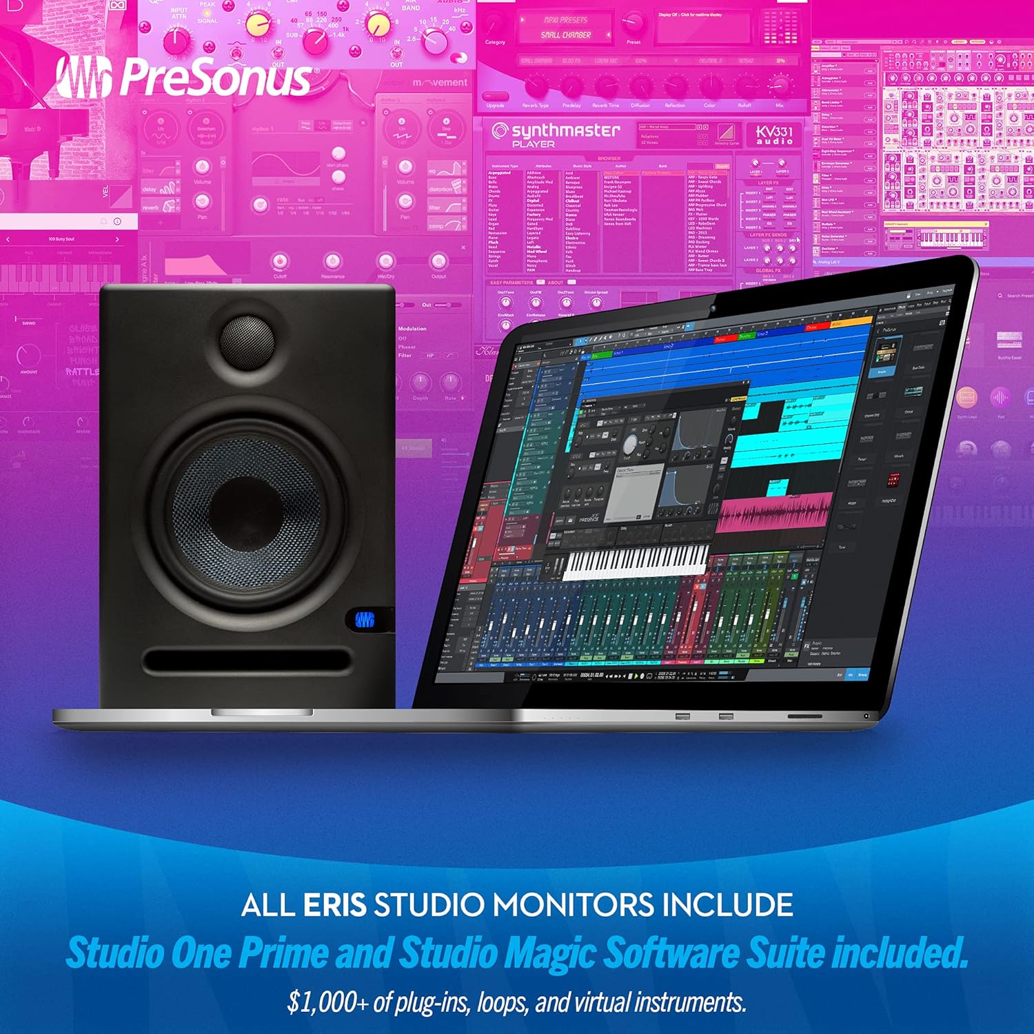 2-Way 5.25" Near Field Studio Monitor S8744