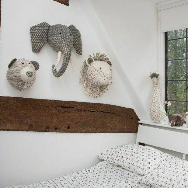 Large Handmade Organic Camelid Llama Head Wall Decor S6398