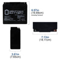 12V 22Ah SLA Battery 4 Pack S138045