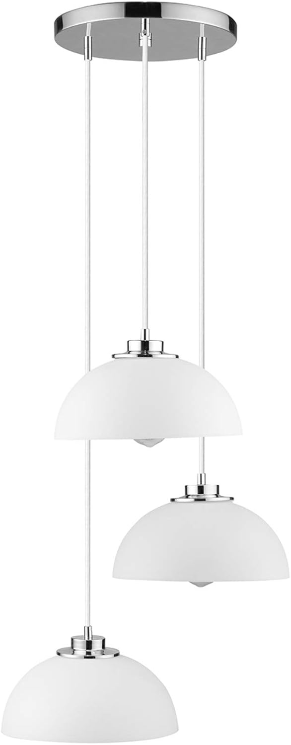 White Fringe Pendant Lighting R63809