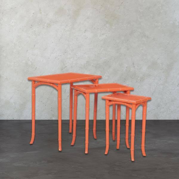 Bamboo Nesting Tables Set of 3 N2901