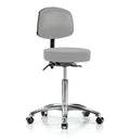 Grey Vinyl Height Adjustable Doctor Stool R21983