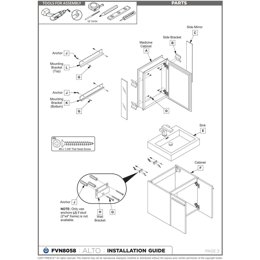 Walnut Bathroom Cabinet with Integrated Sink S965040