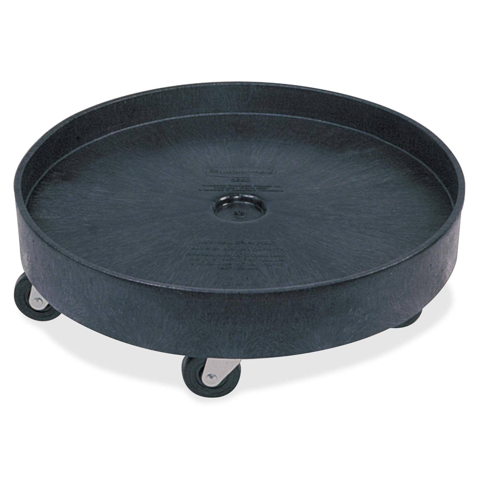 Round Plastic Trash Can Dolly with 500 lb Capacity Z953659