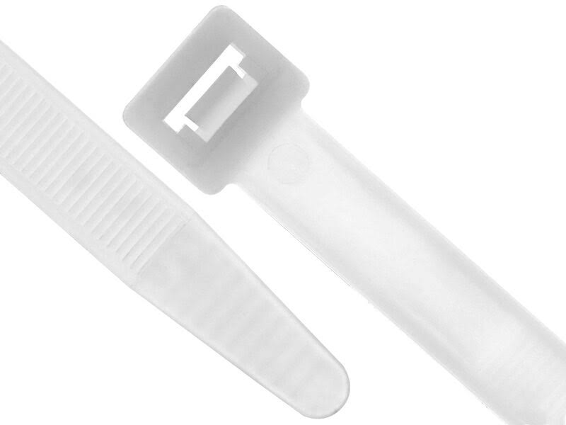 18 inch Natural Cable Tie - 100 Pack E266