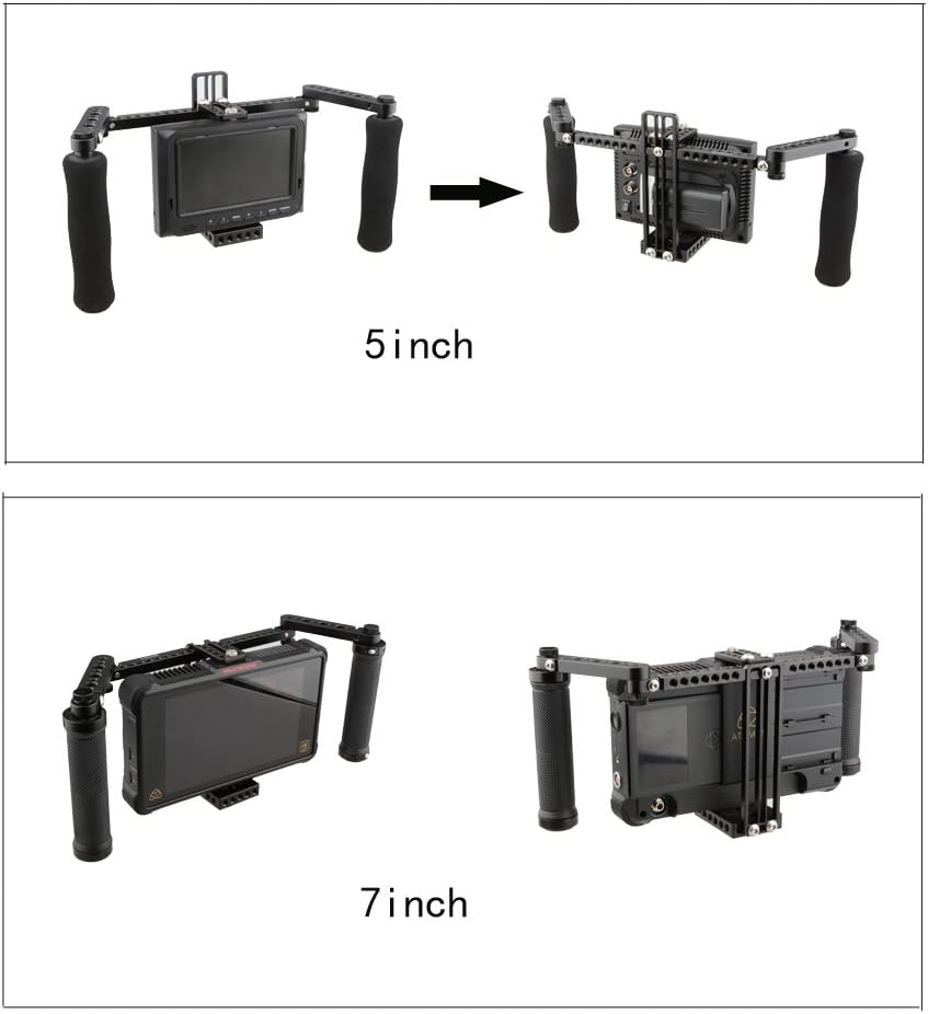 Monitor Cage with Adjustable Handles for 5 inch and 7 inch LCD Monitors N63967