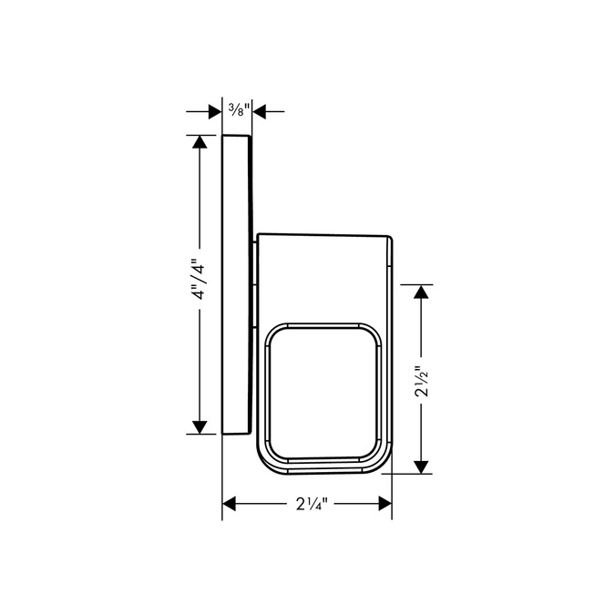 Chrome Volume Control Trim R4897