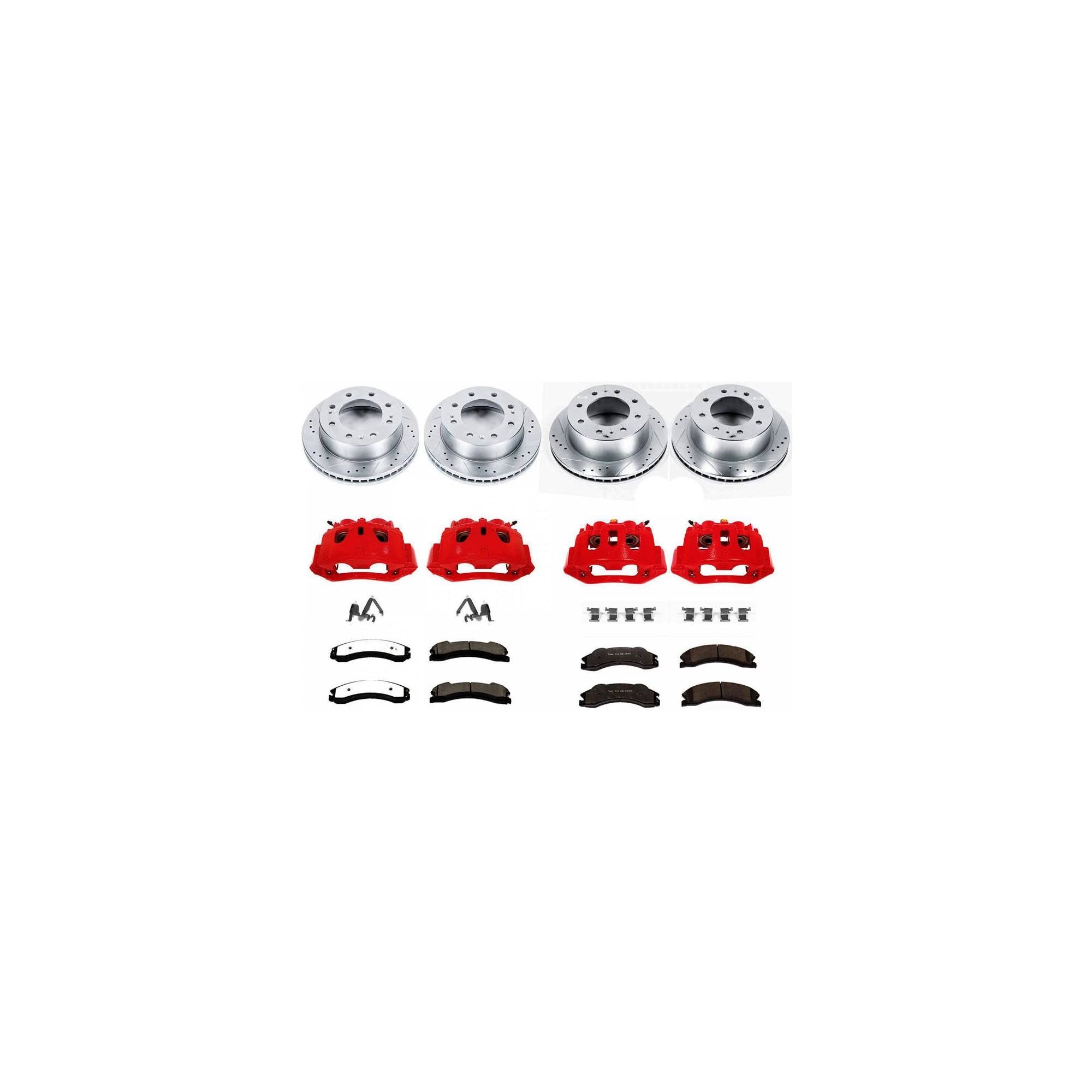 Front & Rear Z36 Truck and Tow Brake Kit with Calipers P791