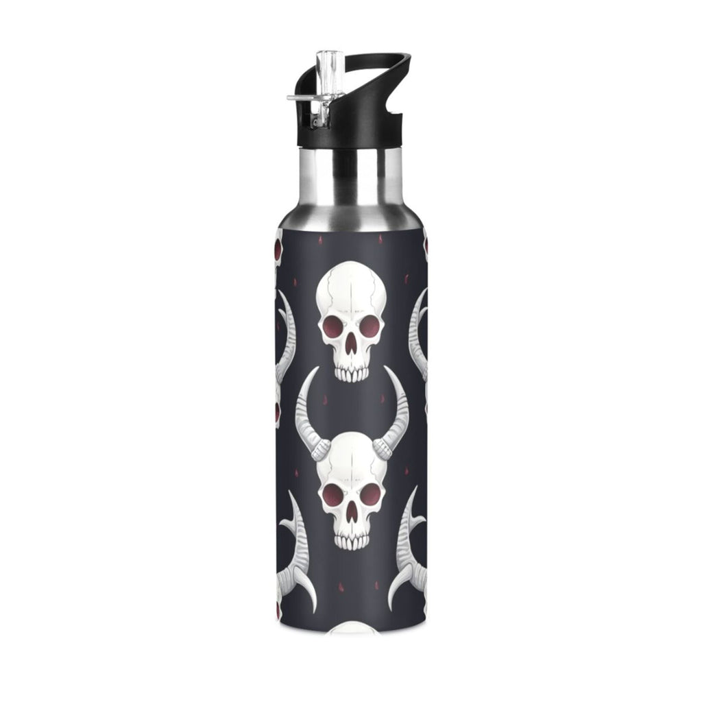 Insulated Stainless Steel Water Bottle with Straw Lid, 20 oz U10768