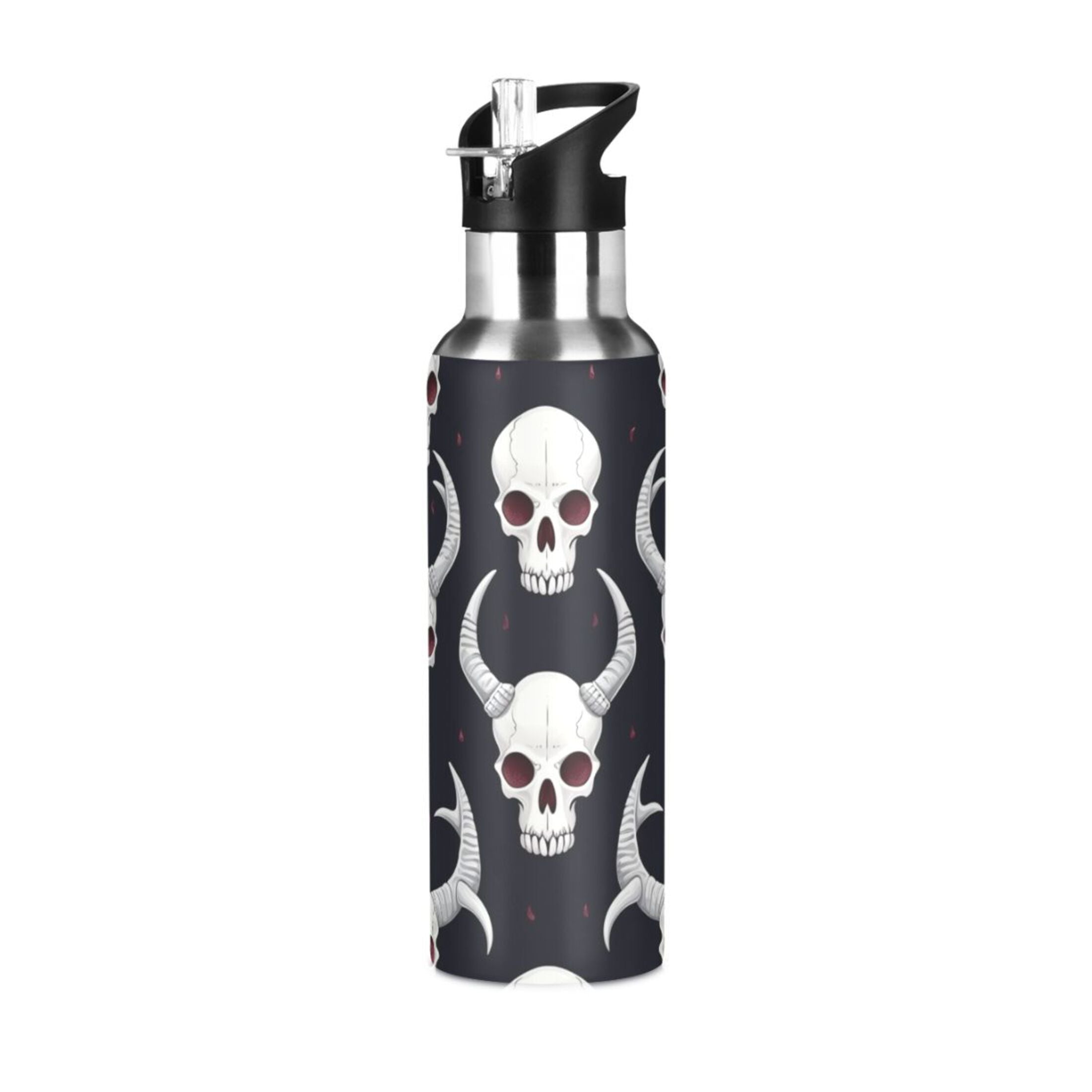 Insulated Stainless Steel Water Bottle with Straw Lid, 20 oz U10768