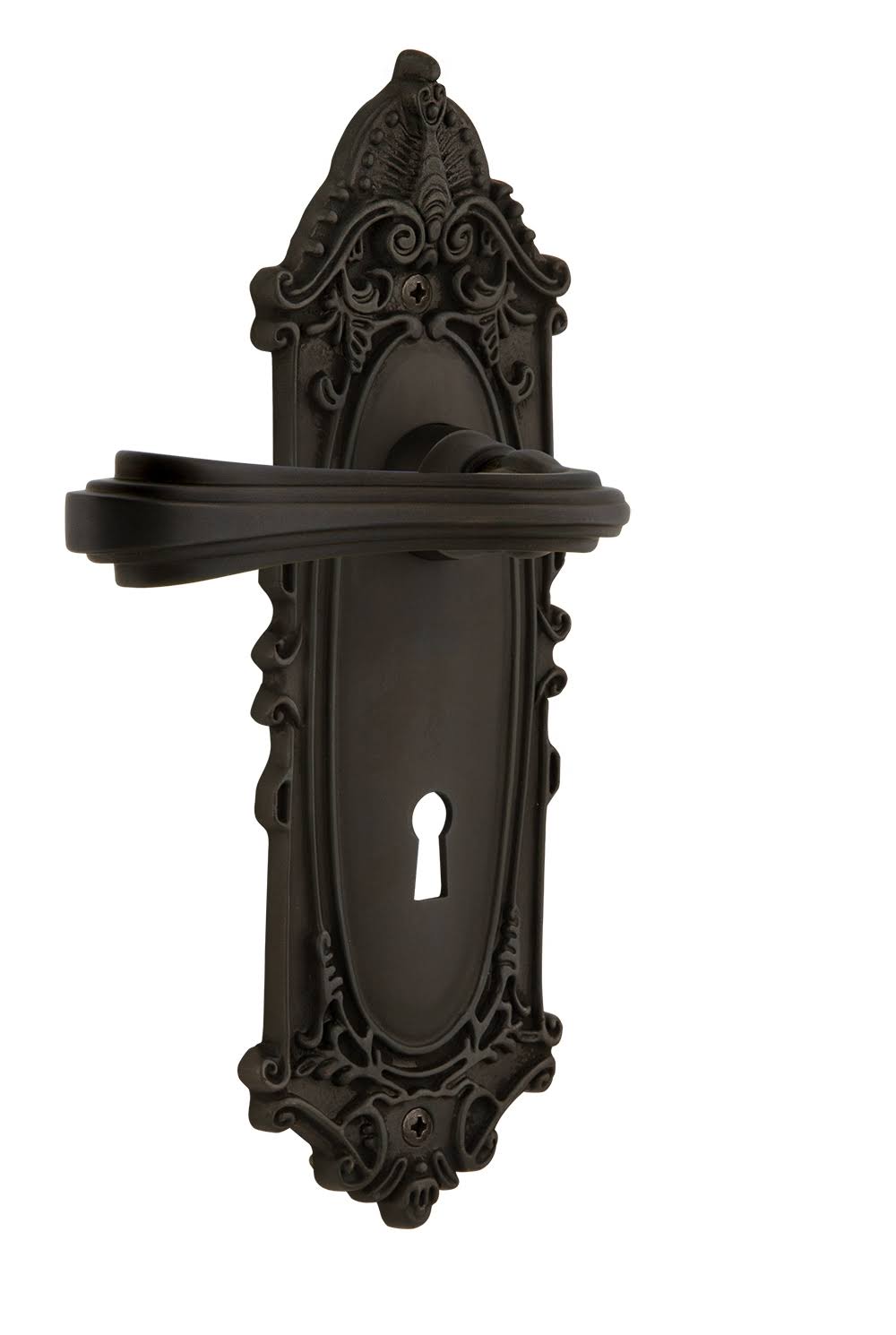 Oil-Rubbed Bronze Privacy Door Lever Set N117