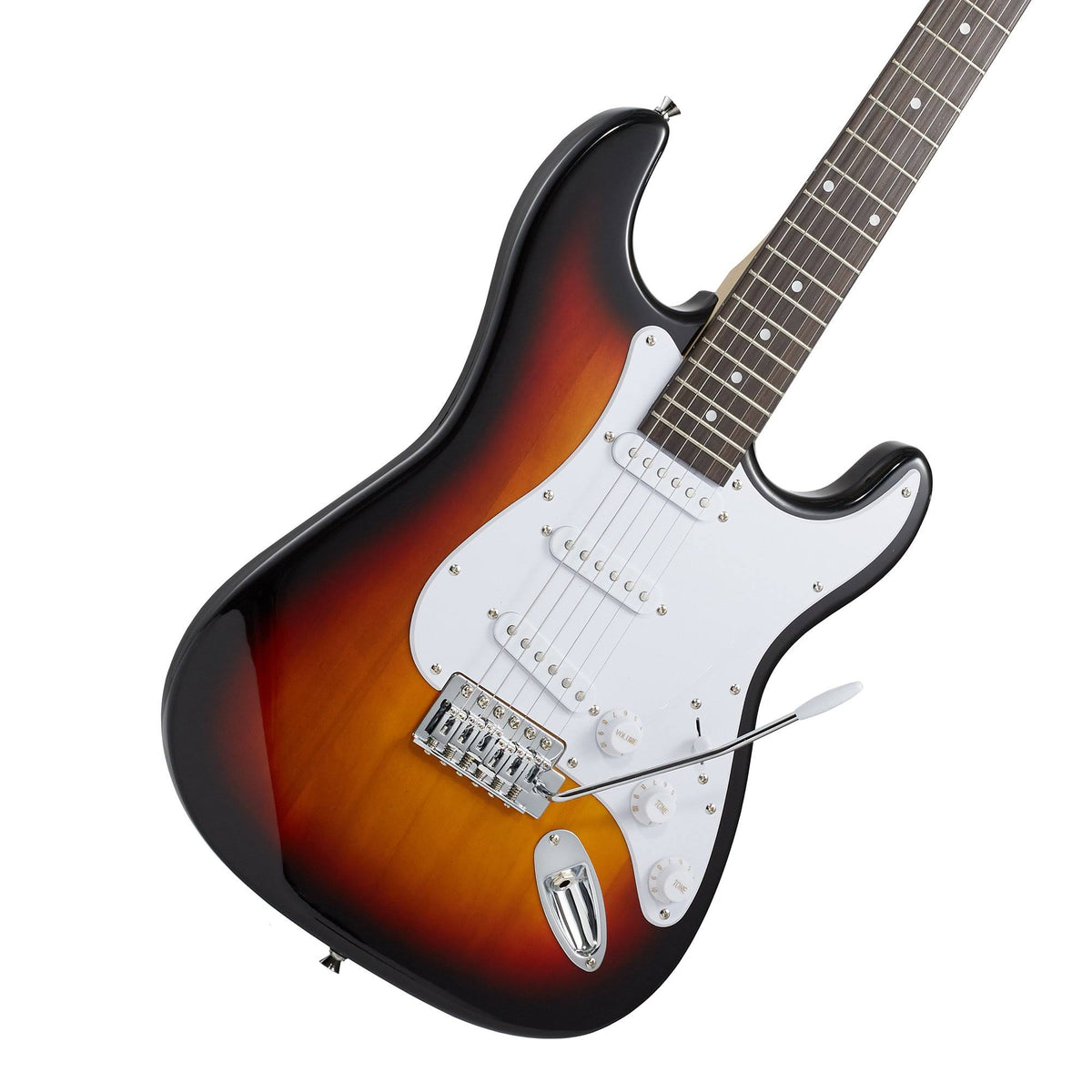 Sunburst-White Electric Guitar Bundle E12036
