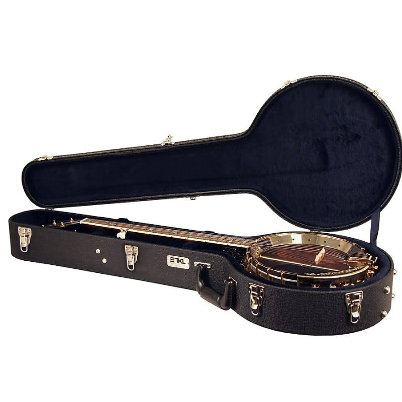 Black Hardshell Resonator Banjo Case C5560