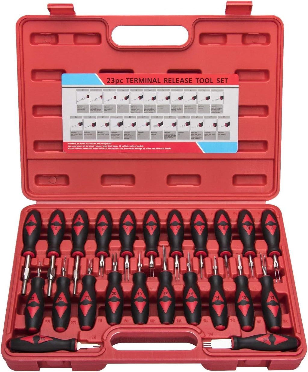 Universal Terminal Release Tool Set Electrical Connector Removal Kit Pack of 2 K40246