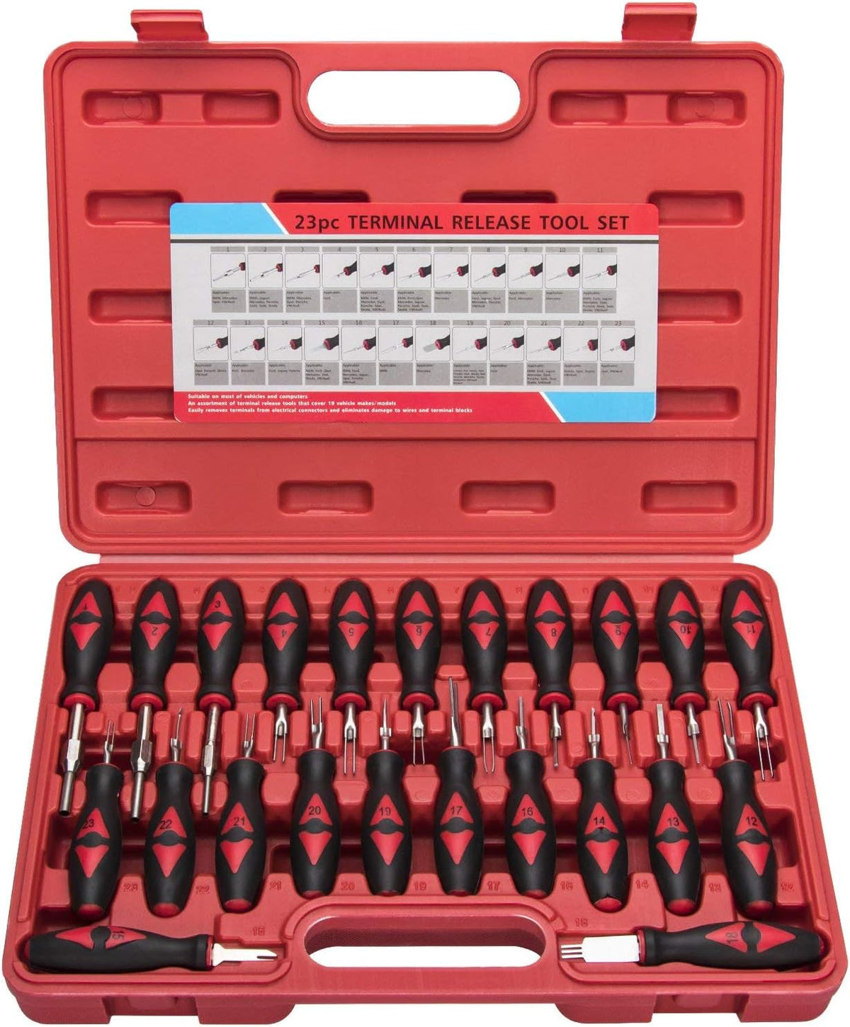 Universal Terminal Release Tool Set Electrical Connector Removal Kit Pack of 2 K40246