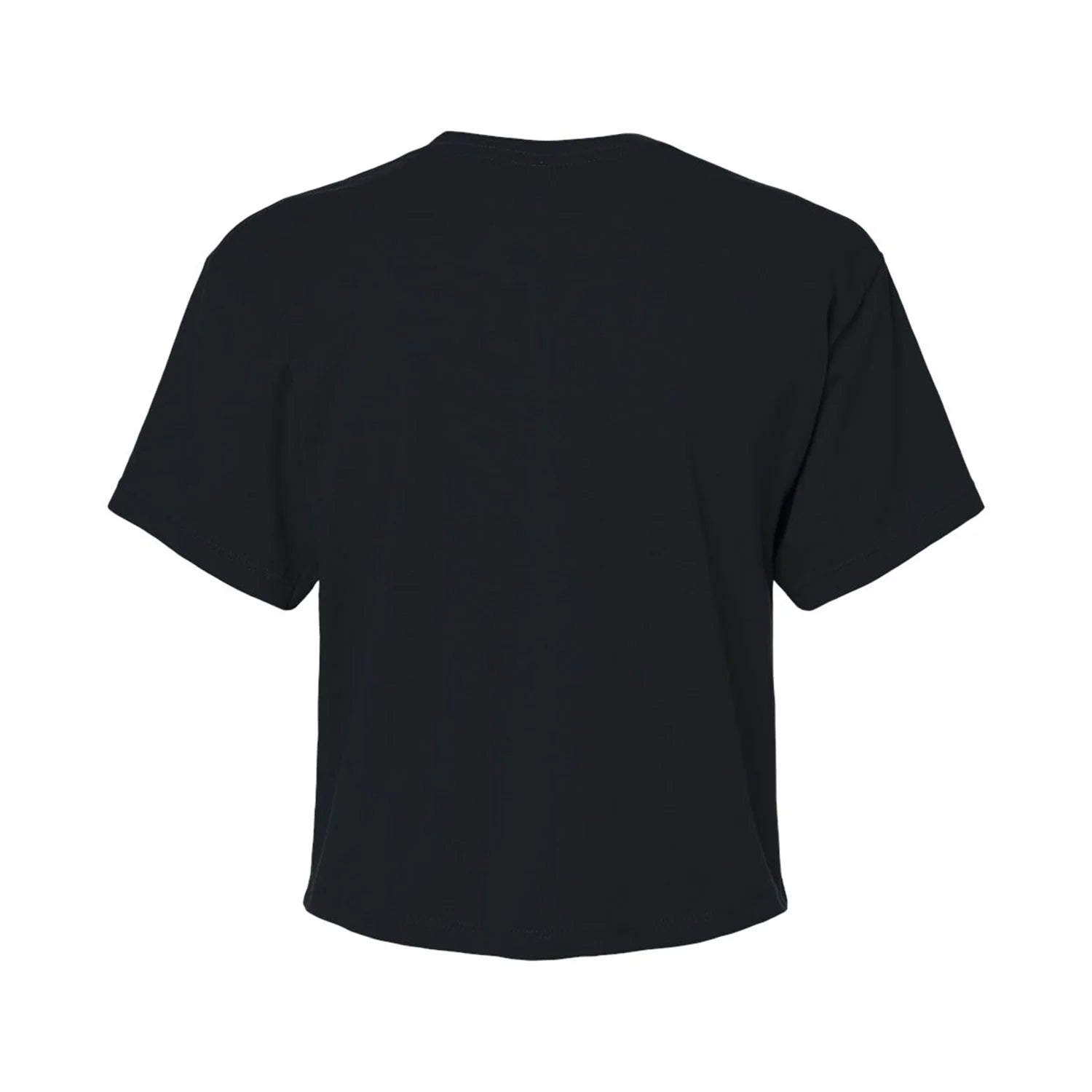 Juniors Cropped Cotton Blend T-Shirt L791