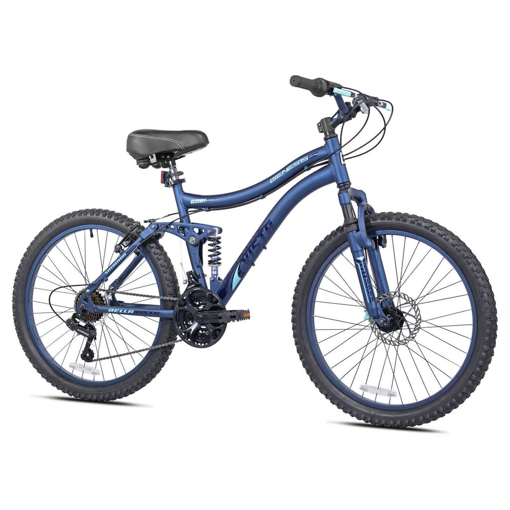 Blue Full Suspension Mountain Bike P46032
