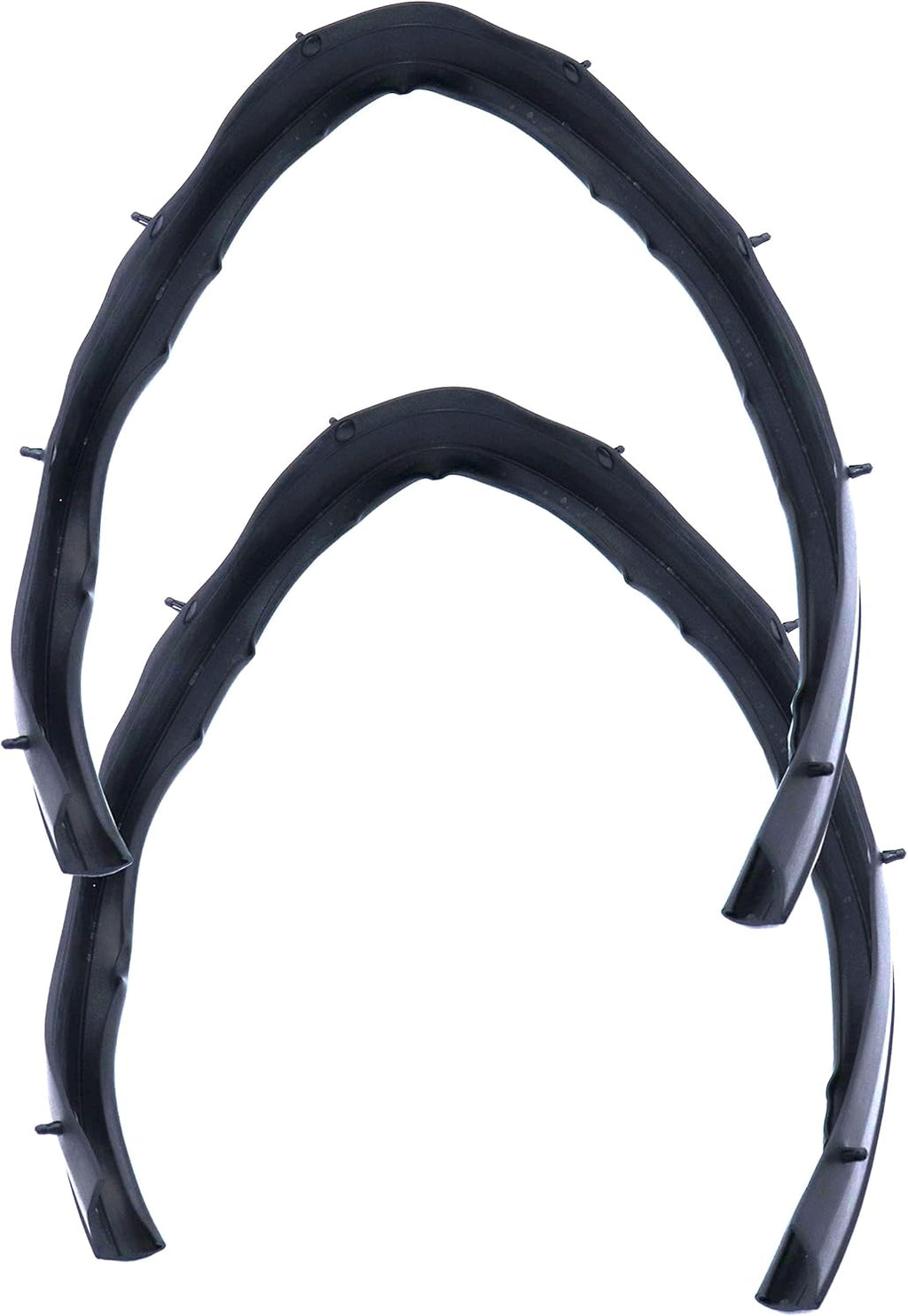 Set of 4 Front & Rear Door Window Trim Seal Rubber Weatherstrip Kit U989