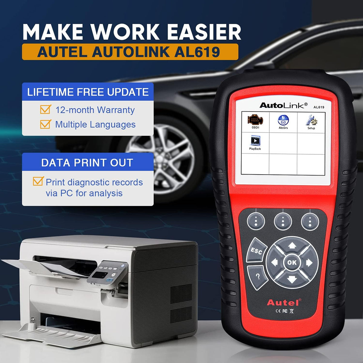OBD2 Scanner D883
