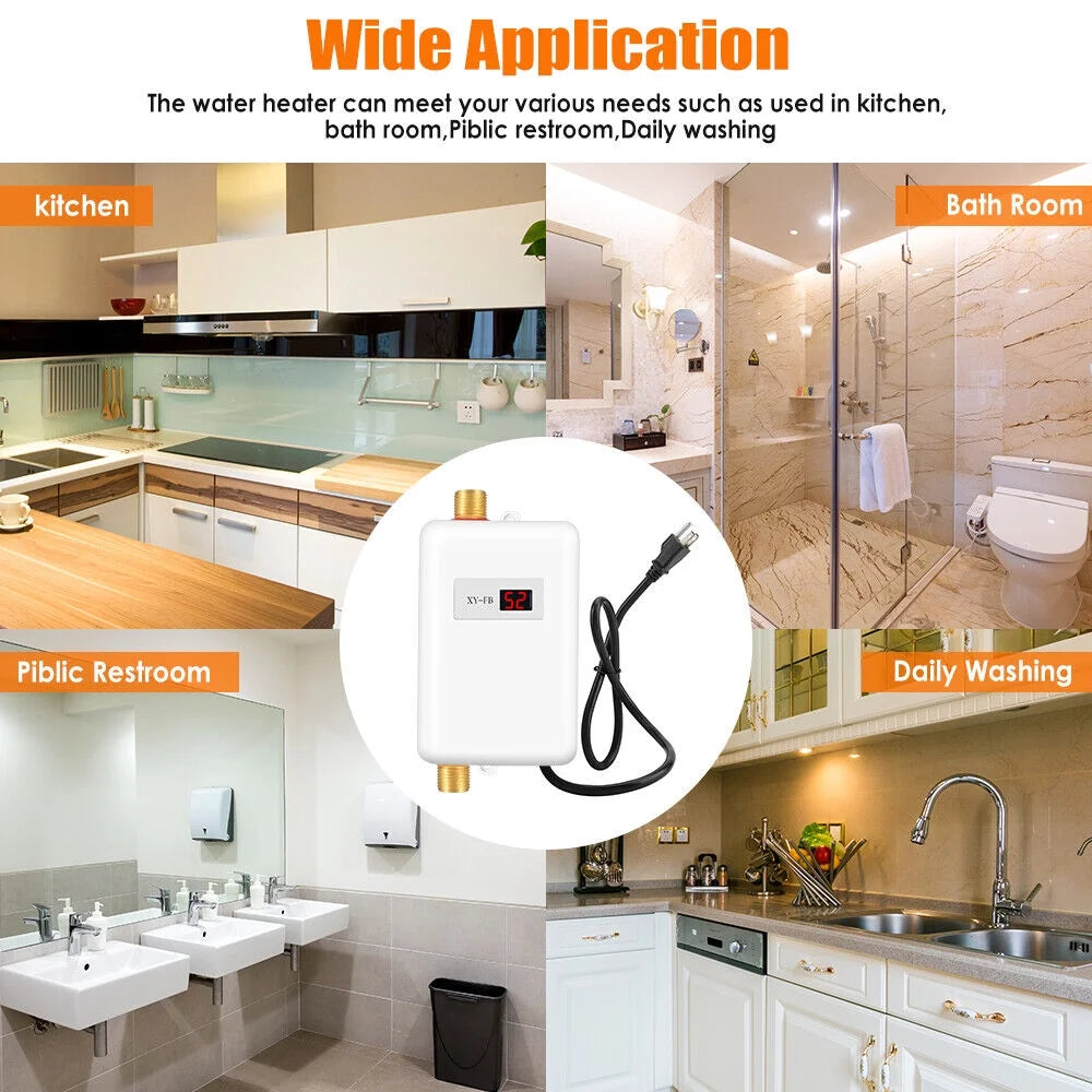 3000W Electric Tankless Water Heater P7976