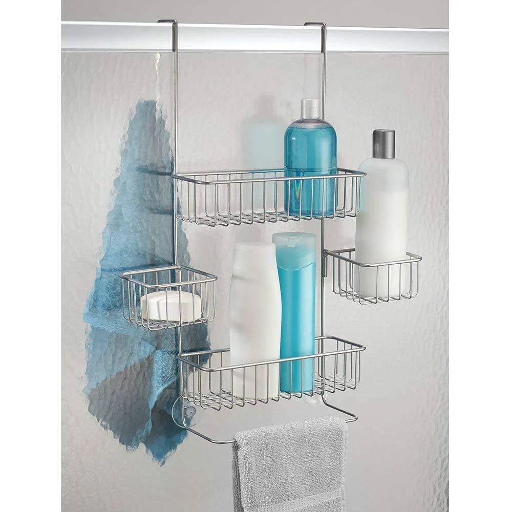 Adjustable Over Door Shower Caddy Storage Shelves D823637