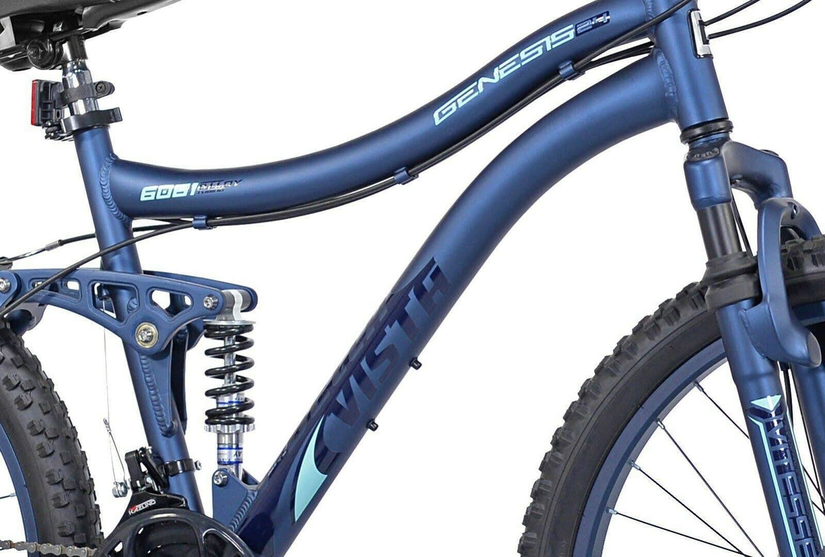 Blue Full Suspension Mountain Bike P46032