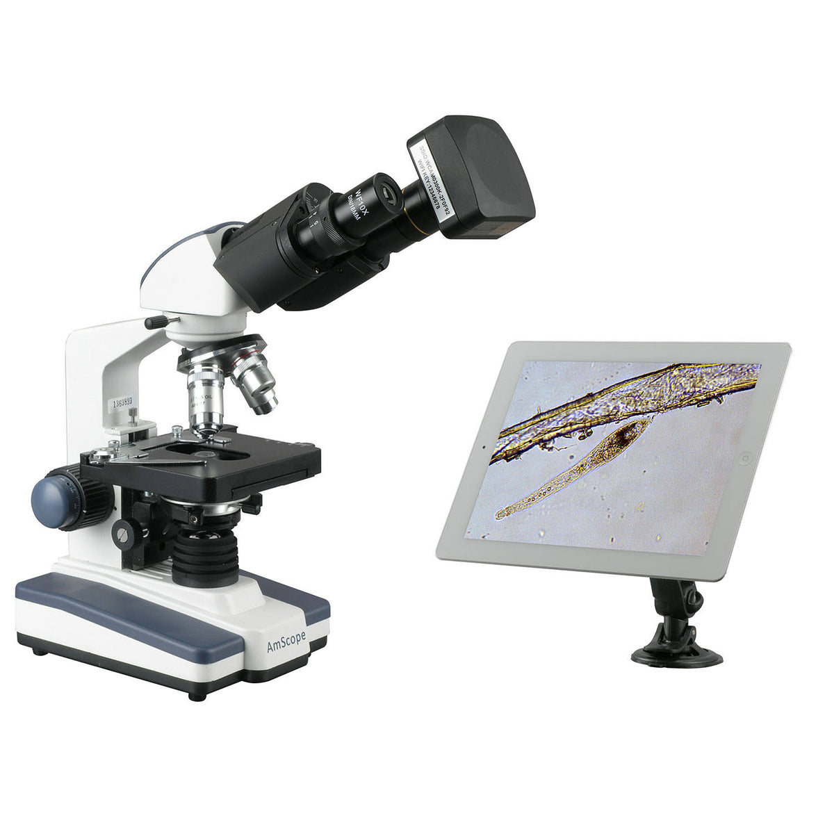 40X-1000X LED Binocular Compound Microscope with Wi-Fi Camera T167