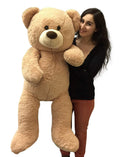 Beige Tan 48 inch Plush Teddy Bear Stuffed Animal C17552